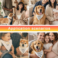 Thumbnail for Promoted to Be Big Sister Dog Bandana Baby Announcement Pet Bandanas for Dogs Scarf for Small Medium Large Dogs Baby Gender Reveal Photo Prop Pet Scarf