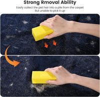 Thumbnail for 2-Pack Pet Dog Cat Hair Remover for Cars Furniture Carpet Block Roller Sofa Hollow Rubber Cleaner Brush