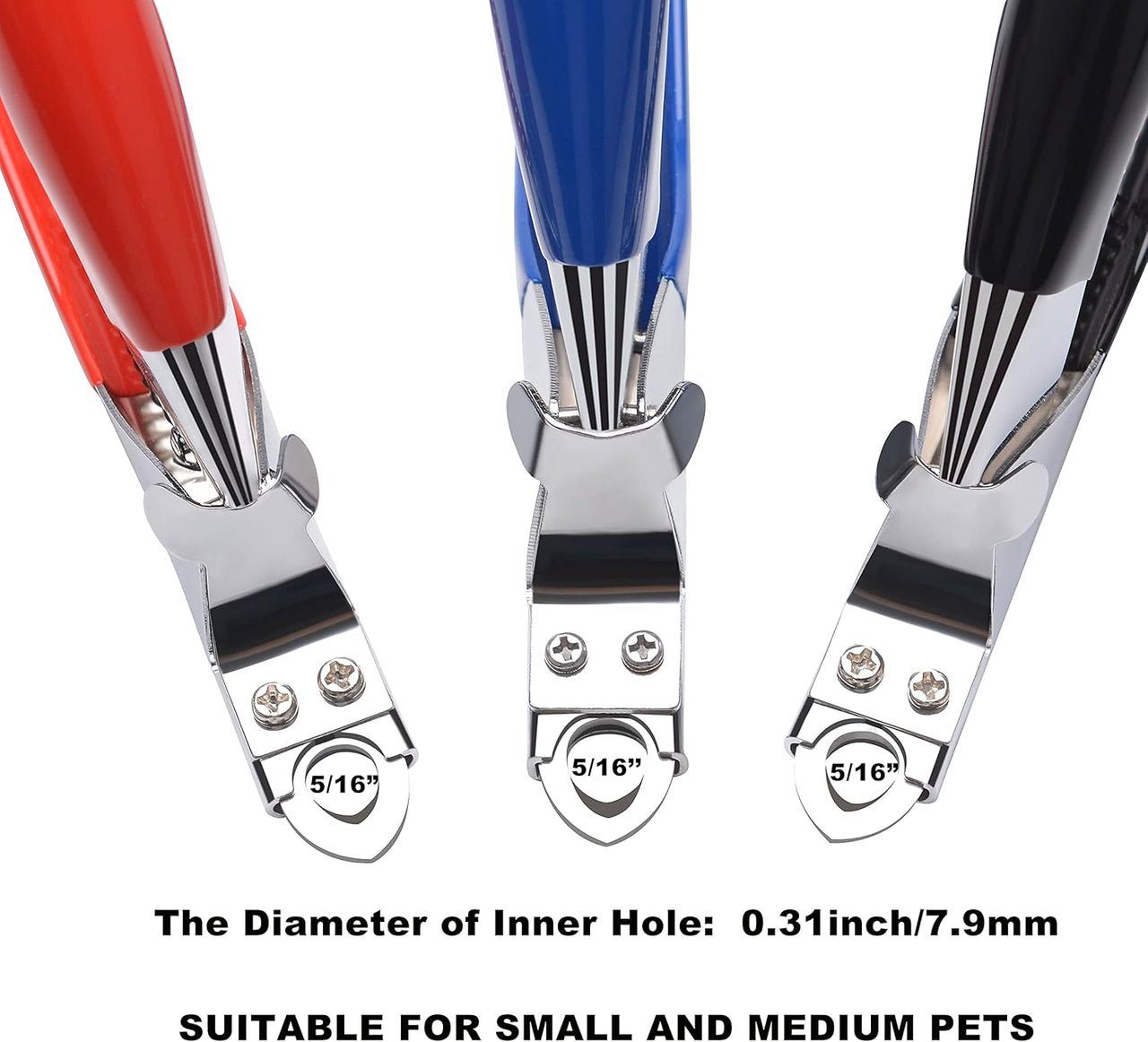 Dog Cat Nail Clippers, Professional Pet Claw Trimmer, Free Nail File, Stainless Steel Razor Sharp Blade Dog Toes Cutter Grooming Tools for Small Medium Large Animal Pets Blue