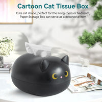 Thumbnail for Cat Tissue Dispenser, Cartoon Toilet Paper Holder Dispenser Box with 2 Toothpick for Car Home Bathroom Kitchen Office