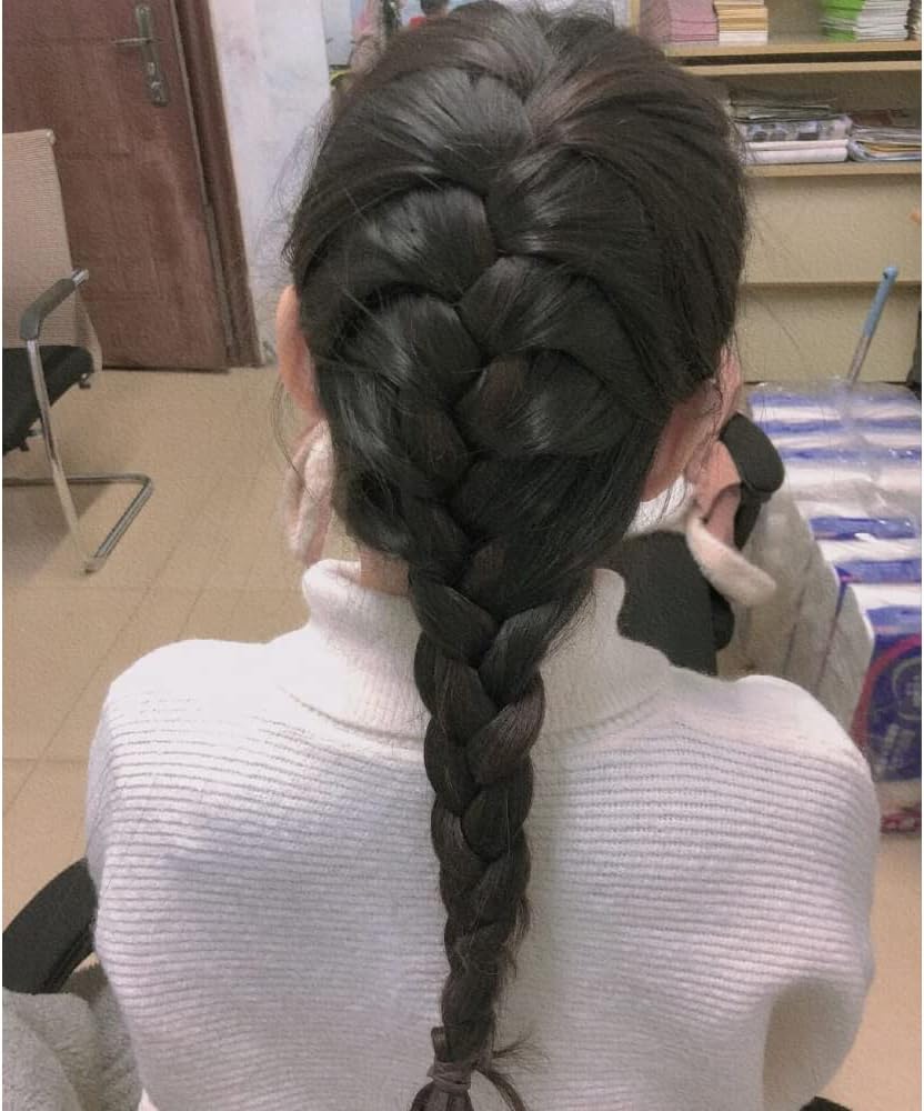 Hair braiding tool - horse tail holder - hair braiding tool - 8-piece hair braiding tool Topsy Tail Loop French braid loop tool set - 4 colours