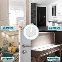 Thumbnail for [6-pack -1.5 cm] Door wedge lock, child door safety lock, baby safe door stopper, protect children's fingers with soft foam protection, prevent finger pinching injuries, child or pet cannot be locked in the room