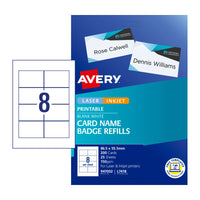 Thumbnail for AVERY Badge Refill L7418 8Up Pack of 25