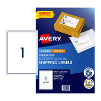Thumbnail for AVERY Label White 199.6X289 1Up Pack of 10