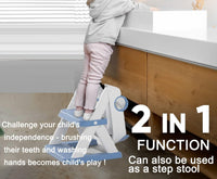 Thumbnail for Potty Training Seat Ladder, Kids Boys Girls, Blue