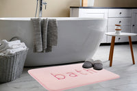 Thumbnail for Extra Thick Memory Foam & Super Comfort Bath Rug Mat for Bathroom (60 x 40 cm, Pink)