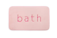 Thumbnail for Extra Thick Memory Foam & Super Comfort Bath Rug Mat for Bathroom (60 x 40 cm, Pink)