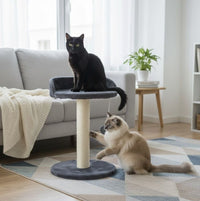 Thumbnail for CARLA HOME Cat Tree Tower for Indoor Cats with Plush Perch, Sisal Scratching Post & Hanging Ball Toy for Kittens or Small Breeds