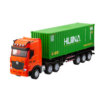 Thumbnail for 1:18 Scale 9-Channel Alloy Remote Control Container Truck with Lights & Sound for Indoor Play