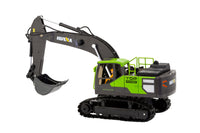 Thumbnail for 1:18 Scale 13-Channel Alloy Remote Control Excavator Construction Vehicle with Lights, Sound and Steam