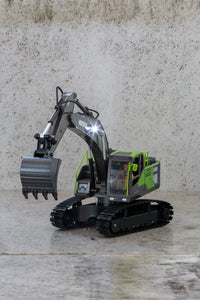 Thumbnail for 1:18 Scale 13-Channel Alloy Remote Control Excavator Construction Vehicle with Lights, Sound and Steam