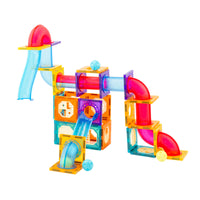 Thumbnail for 88 Pcs non-toxic STEM Educational, Durable Magnetic Tiles/Puzzle with Storage Bag