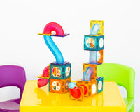 Thumbnail for 88 Pcs non-toxic STEM Educational, Durable Magnetic Tiles/Puzzle with Storage Bag