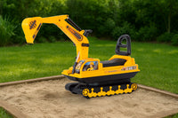 Thumbnail for Ride-on Children's Excavator w/ Sturdy Track and Dual Operation Levers to Scoop