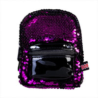 Thumbnail for Purple Sequins BooBoo Backpack Mini