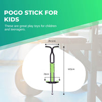 Thumbnail for Social Hike Green Pogo Stick - Kids Jumping Jackhammer Exercise Hopper