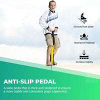 Thumbnail for Black and Yellow Pogo Stick - Children's Large Jumping Jackhammer Toy