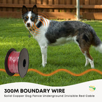 Thumbnail for 300m Boundary Wire - Solid Copper Dog Fence Underground Invisible Red Cable