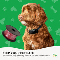 Thumbnail for 300m Boundary Wire - Solid Copper Dog Fence Underground Invisible Red Cable