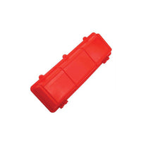 Thumbnail for 30cm Long Poultry Feeder Feeding Trough Chicken Chick Red Plastic Flip Top Container