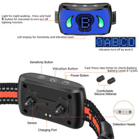 Thumbnail for Dog Bark Collar - Vibration Magnetic Charging Waterproof Smart Barking Detection