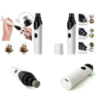 Thumbnail for Pet Nail Grinder Dog Cat Electric Trimmer Rechargeable Clipper Claw Filer N8