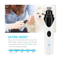 Thumbnail for Pet Nail Grinder Dog Cat Electric Trimmer Rechargeable Clipper Claw Filer N8