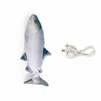 Thumbnail for Jittering Sardine Cat Toy Flopping Dancing Fish + Catnip Silvervine Electric USB