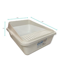 Thumbnail for High Back Cat Litter Tray Large - Pet Fresh Clean Kitten Toilet Box
