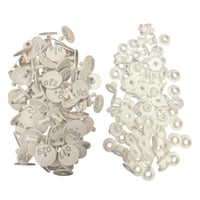 Thumbnail for 1-100 Cattle Number Ear Tag Set - Round White Pig Sheep Goat Livestock Label