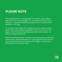 Thumbnail for Rooster Farms Little Dog Wheelchair Small Harness - Adjustable Back Leg Aid