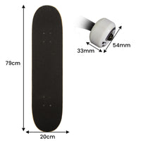 Thumbnail for Kryptonics 31-inch Star Series Complete Skateboard Rainbow Dot
