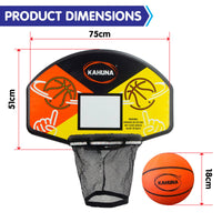 Thumbnail for Kahuna Trampoline Led Basketball Hoop Set With Light-up Ball