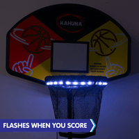 Thumbnail for Kahuna Trampoline Led Basketball Hoop Set With Light-up Ball
