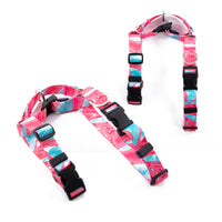 Thumbnail for Dog Double-Lined Straps Harness Adjustable M MARBLE PINK
