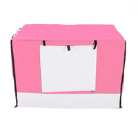 Thumbnail for Cage Cover Enclosure for Wire Dog Cage Crate 36in PINK