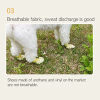 Thumbnail for 28pc X Dog Shoes Waterproof Disposable Boots Anti-Slip Pet Socks S YELLOW