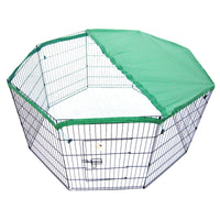 Thumbnail for Net Cover Green for Pet Playpen Dog Cage 30in
