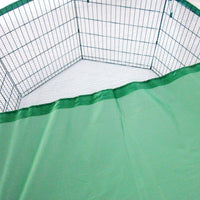 Thumbnail for Net Cover Green for Pet Playpen Dog Cage 30in