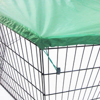 Thumbnail for Net Cover Green for Pet Playpen Dog Cage 30in