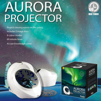 Thumbnail for Aurora Projector Moving Night Light 8 Colour Mode - Kids Learning Toy