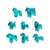 Thumbnail for 40X Geometric Translucent Dog Toy Capsules 50mm Collectible Gacha in Display Box