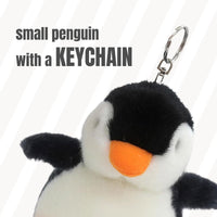 Thumbnail for 2X Plush Penguin Keychain Or Doll With Sound Activation BLACK