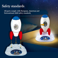 Thumbnail for Rocket Projector Night Light Kids STEM Toy - Outer Space Planet