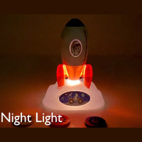 Thumbnail for Rocket Projector Night Light Kids STEM Toy - Outer Space Planet