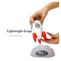 Thumbnail for Rocket Projector Night Light Kids STEM Toy - Outer Space Planet