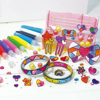 Thumbnail for Colorato Trendy Jewellery Glass Art Deco - DIY Craft Kit for Kids Painting Set