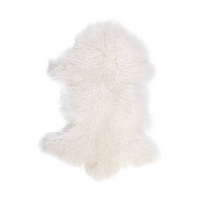 Thumbnail for Interior Ave - Mongolian Fur Throw - 90CM - White