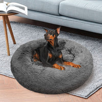 Thumbnail for Pawfriends Dog Pet Cat Mat Puppy Warm Soft Cotton Washable Reusable Calming Bed Dark Gray