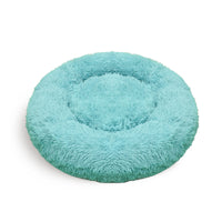 Thumbnail for Pet Dog Bed Warm Plush Round Comfortable Nest Comfy Sleeping kennel Green M 70cm